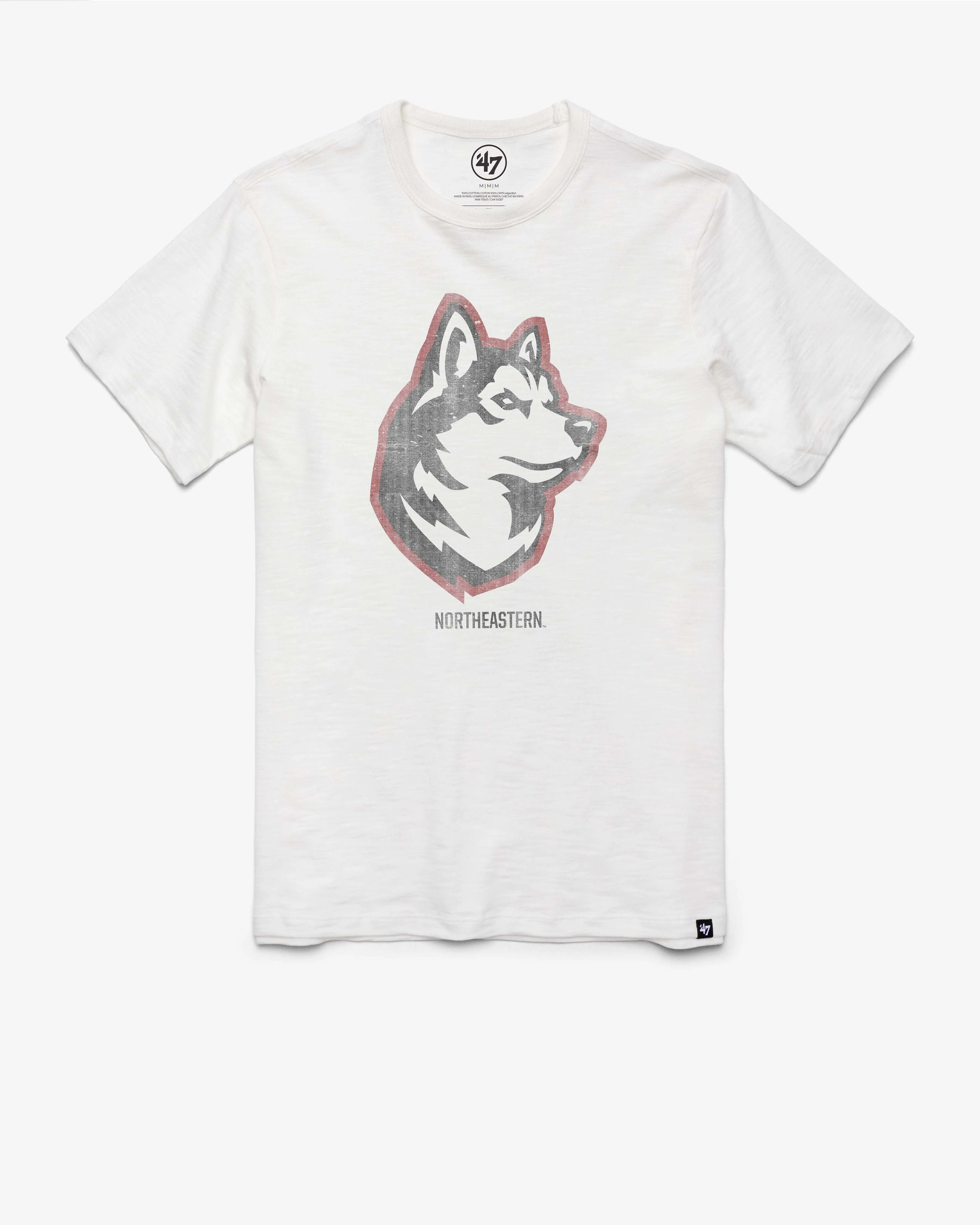 NORTHEASTERN HUSKIES GRIT VINTAGE '47 SCRUM TEE