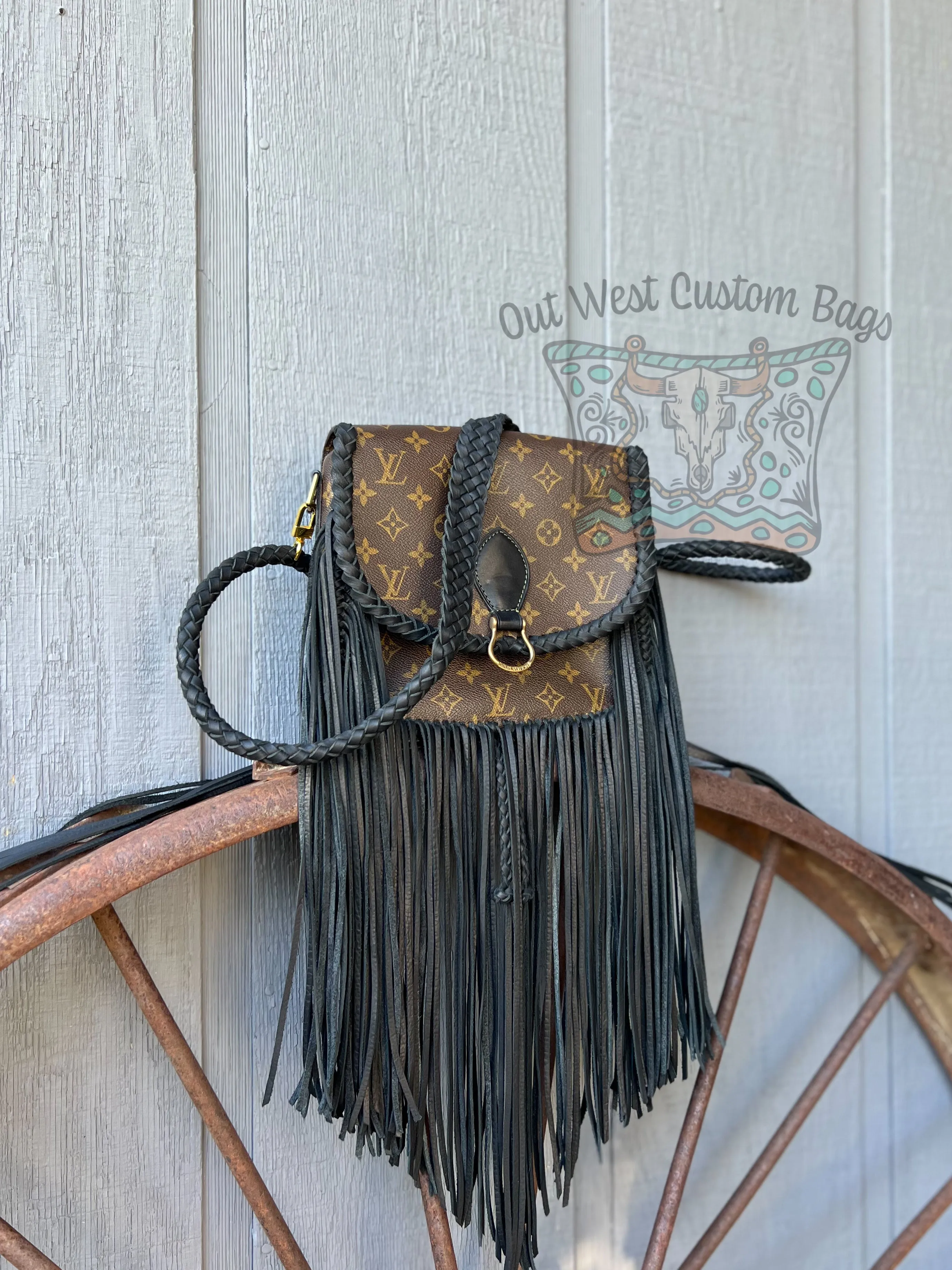 Out West St Cloud GM Custom Braided Leather and Fringe