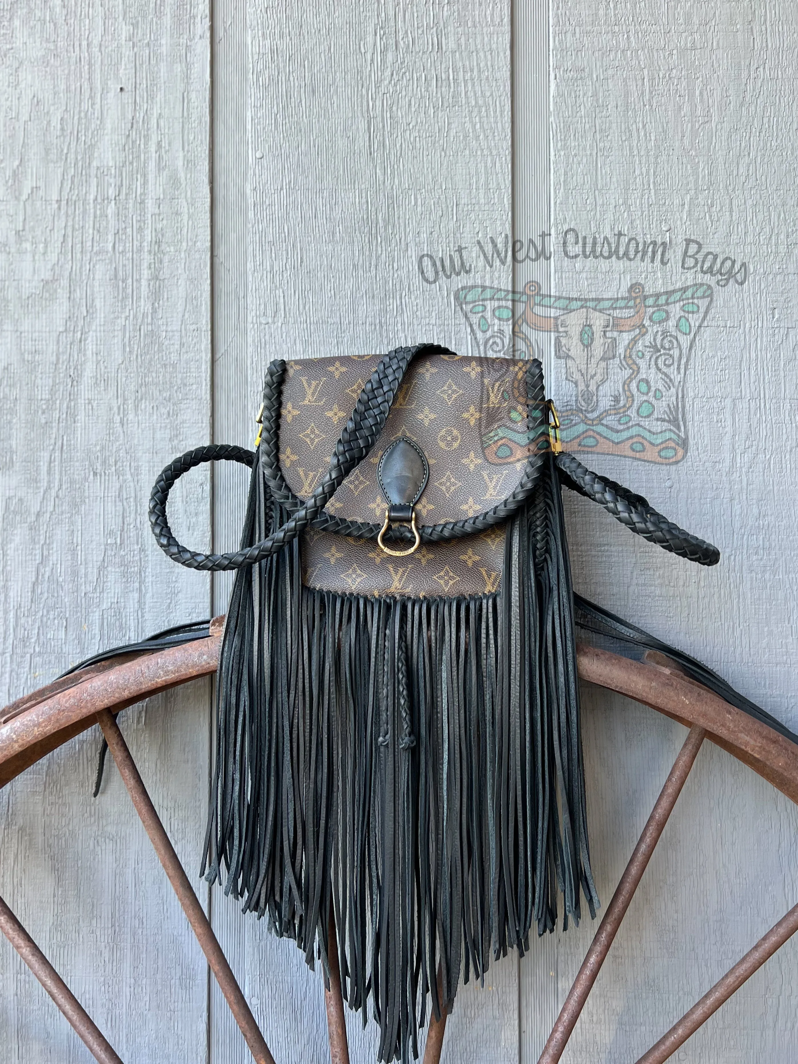 Out West St Cloud GM Custom Braided Leather and Fringe
