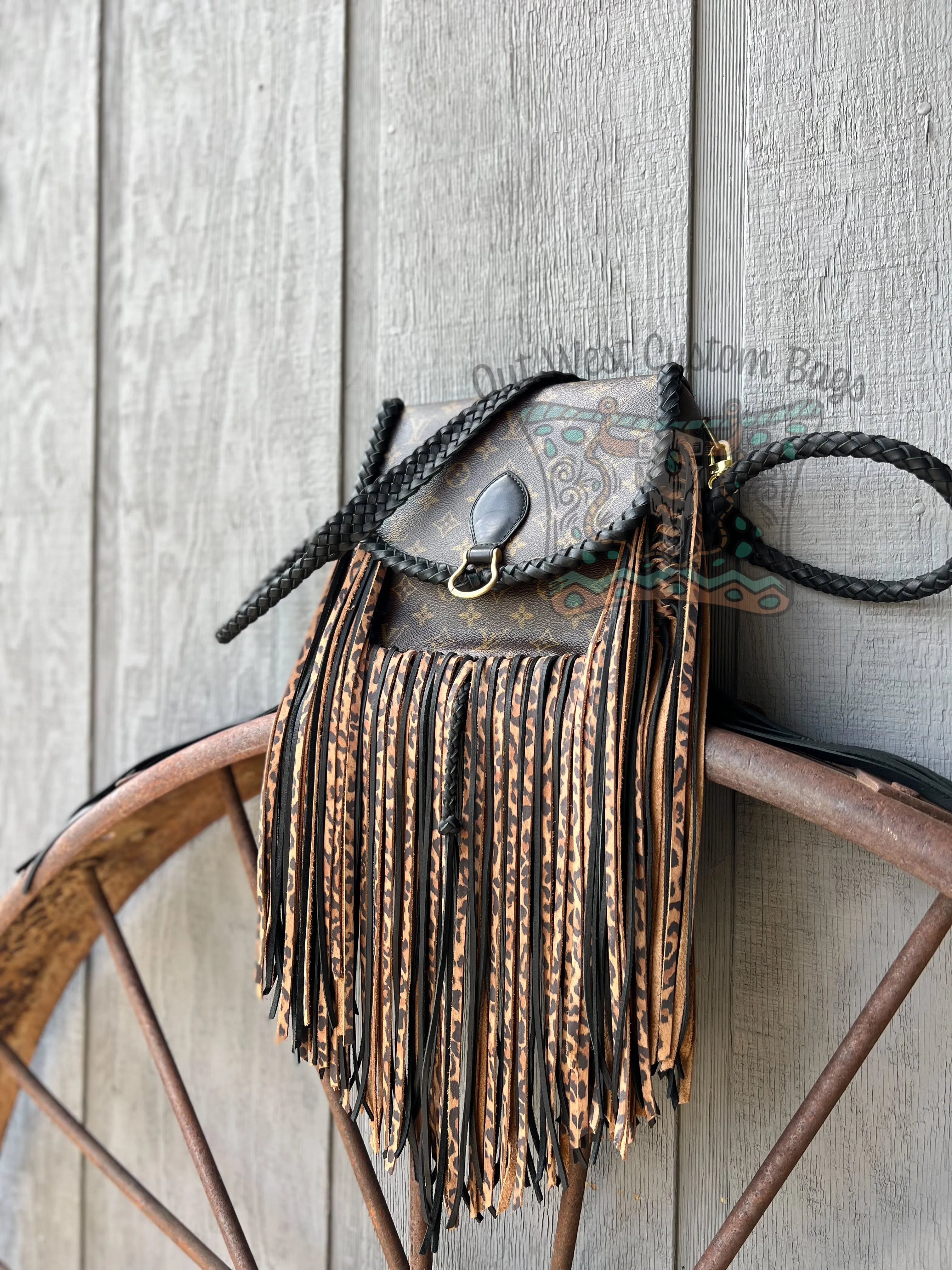 Out West St Cloud GM Custom Braided Leather and Fringe
