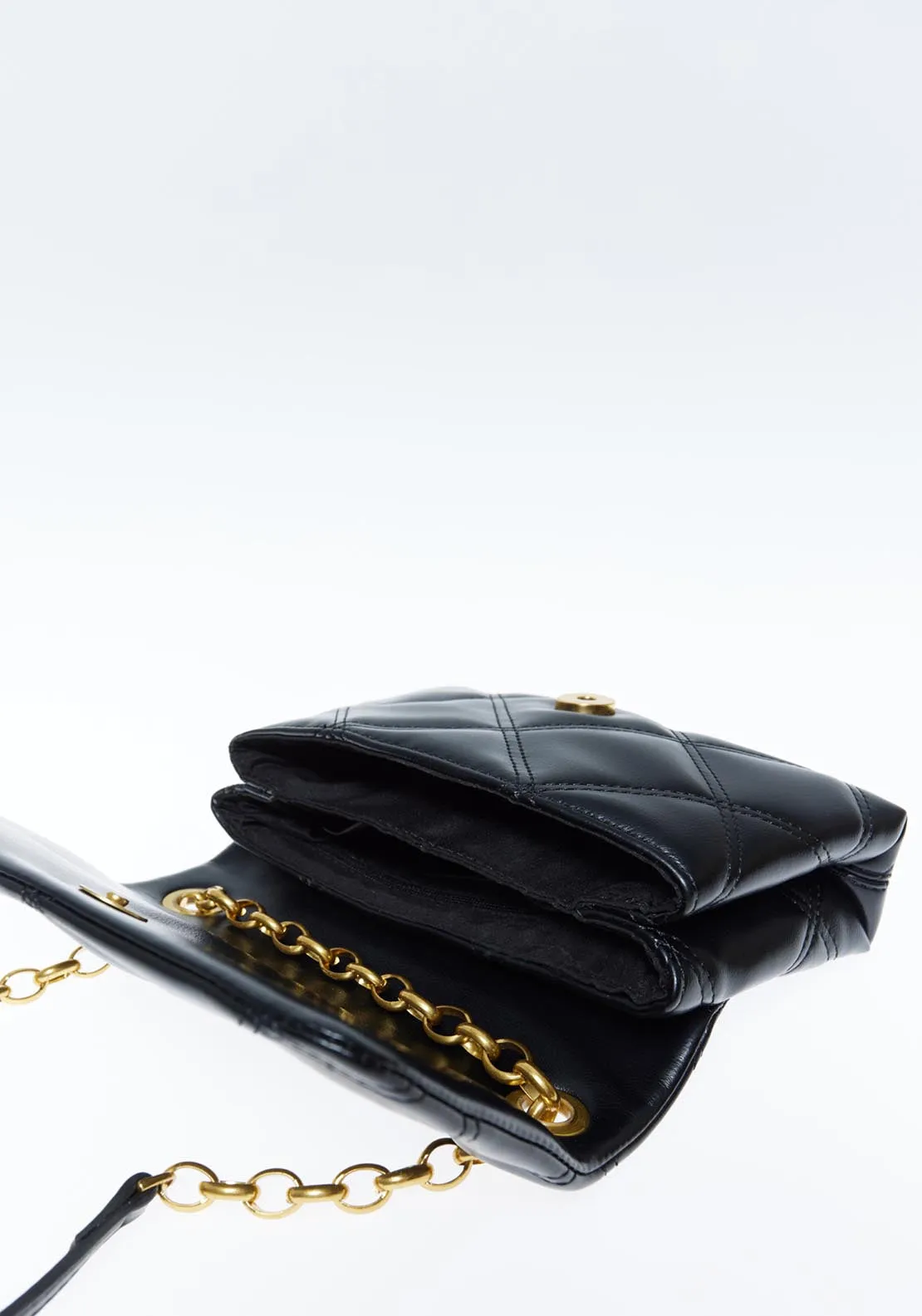 Padded Crossbody Bag - Black
