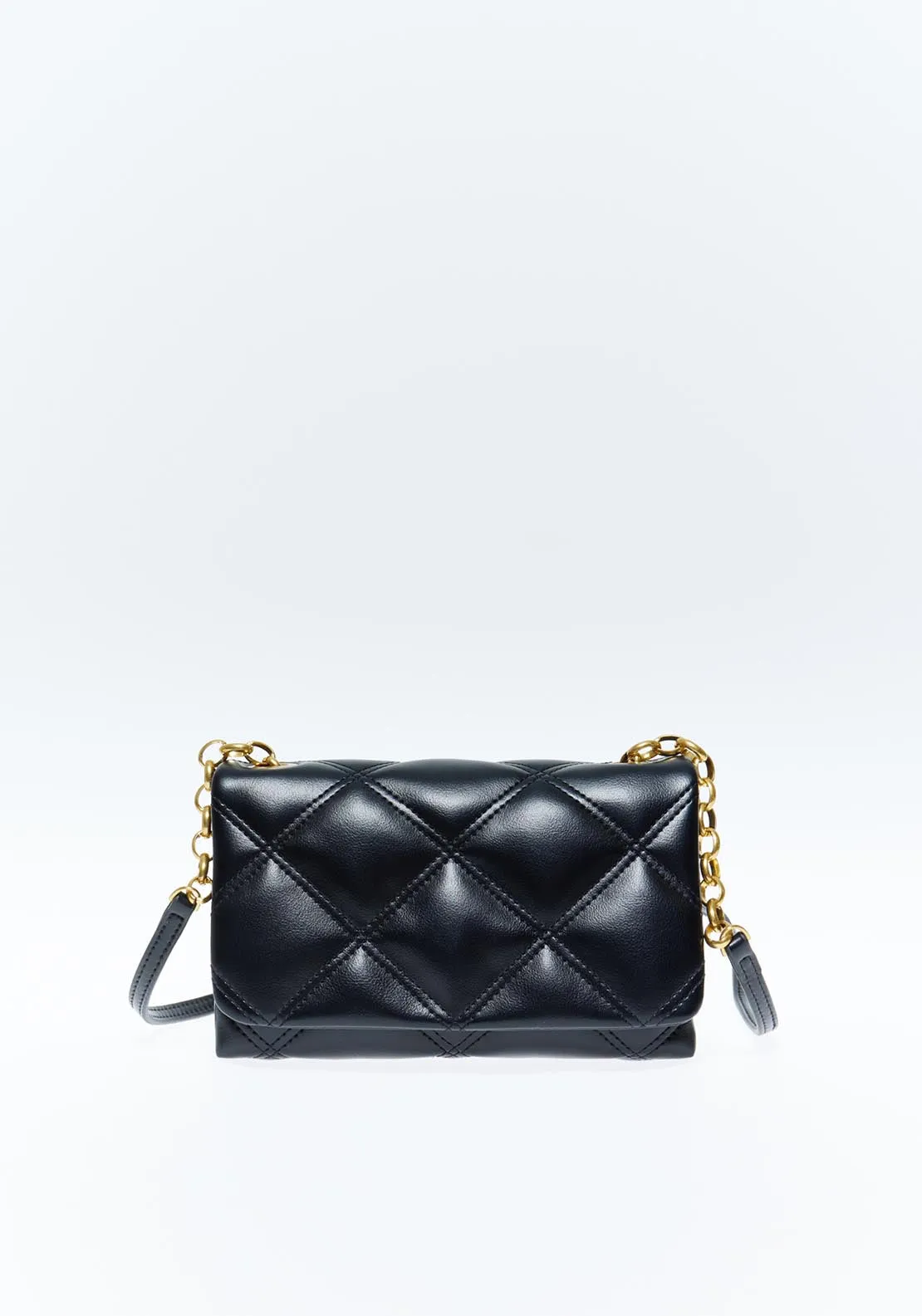 Padded Crossbody Bag - Black