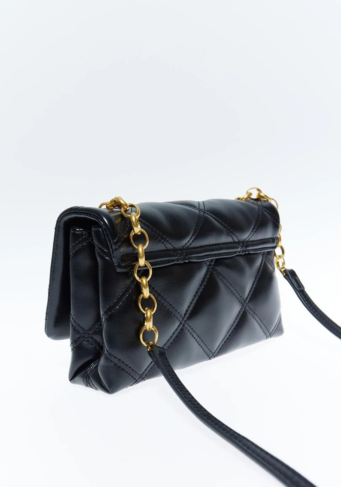 Padded Crossbody Bag - Black