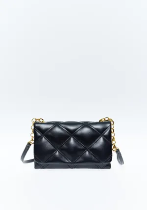 Padded Crossbody Bag - Black