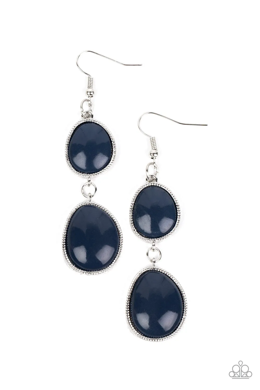 Paparazzi Mediterranean Myth Earrings Blue