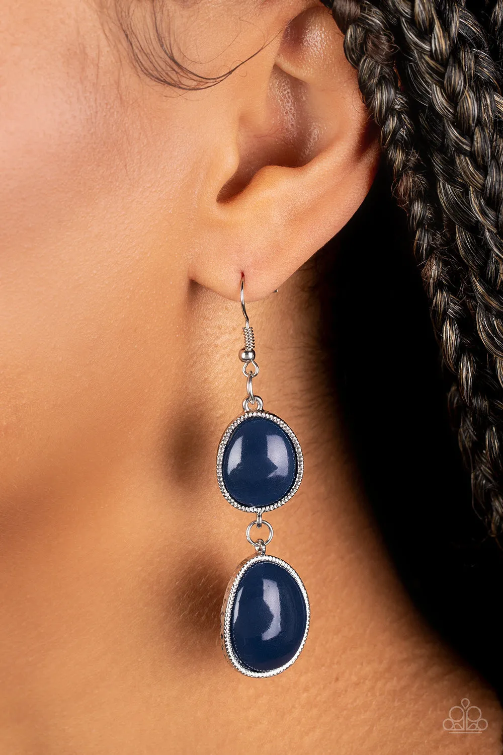Paparazzi Mediterranean Myth Earrings Blue