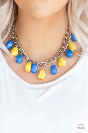 Paparazzi - Take The COLOR Wheel! - Multi Necklace