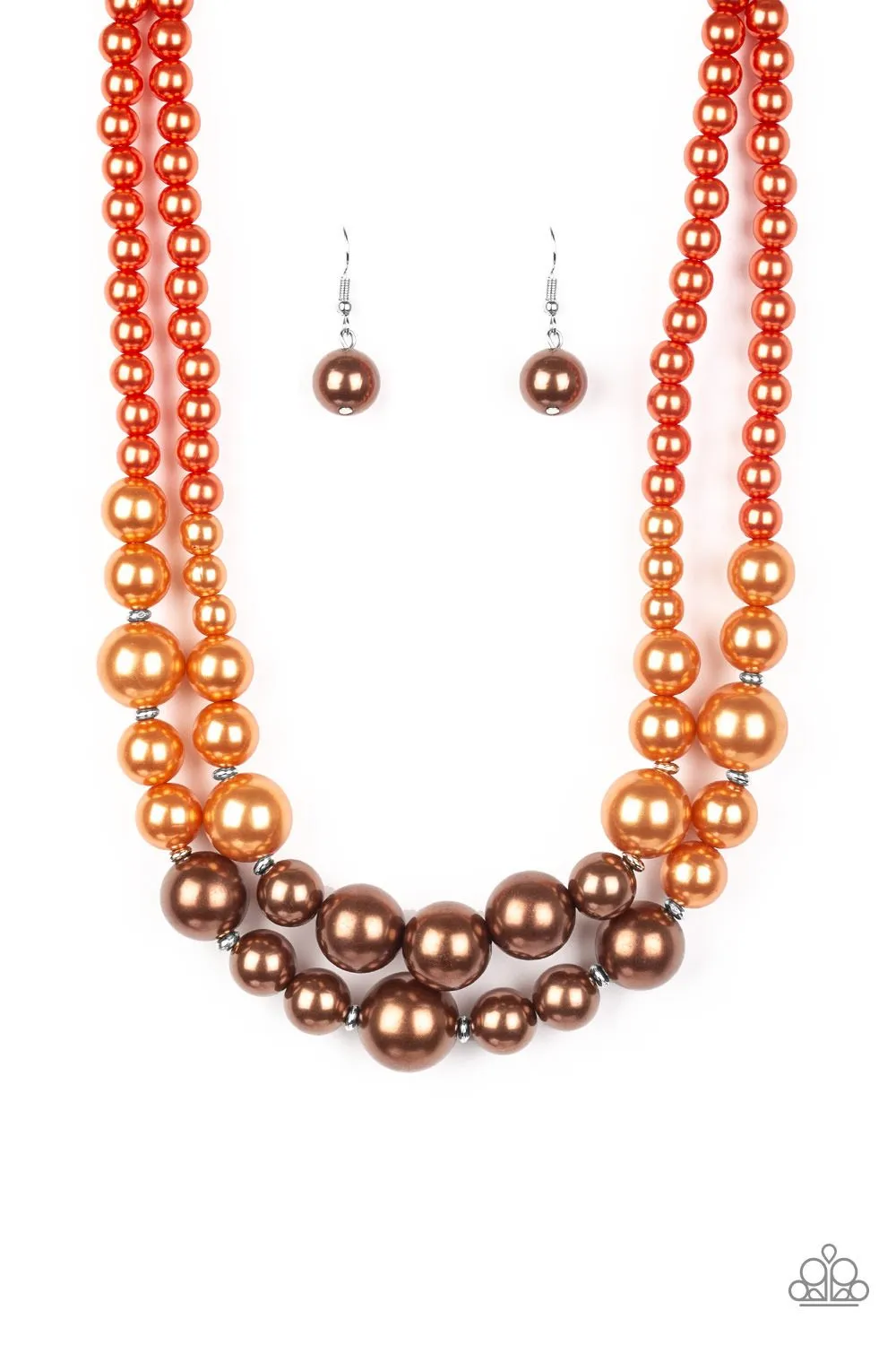Paparazzi The More The Modest - Multi Pearl Necklace