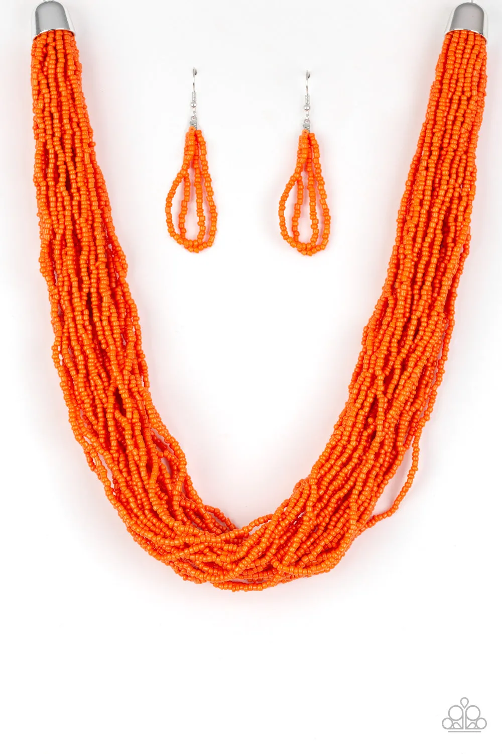 Paparazzi - The Show Must CONGO On! - Orange Necklace
