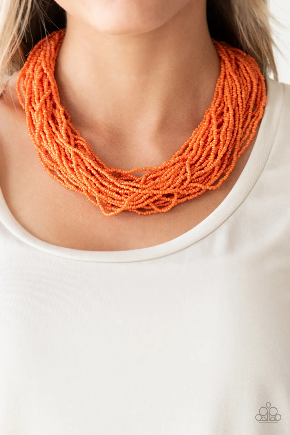 Paparazzi - The Show Must CONGO On! - Orange Necklace