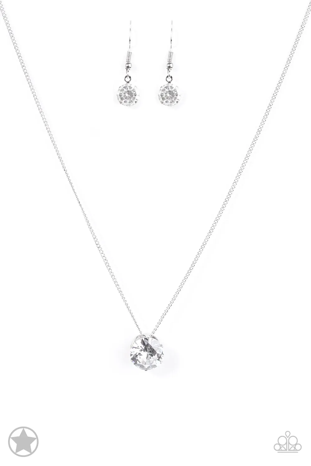 Paparazzi - What A Gem - White Necklace