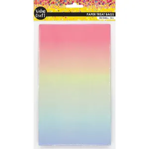 PAPER TREAT BAGS 22X13CM OMBRE 5PC