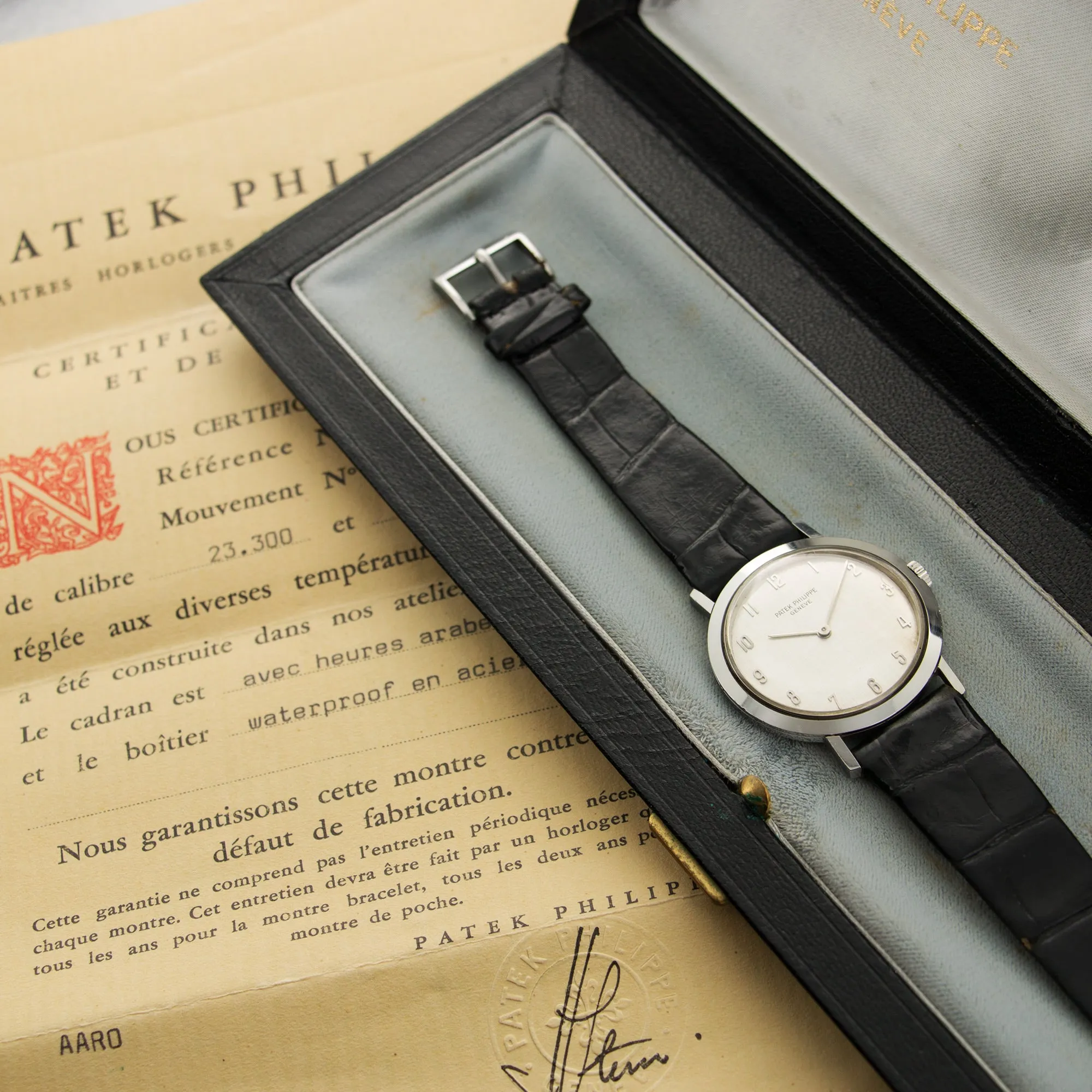Patek Philippe Steel Calatrava Ref. 3509 with Box and Papers