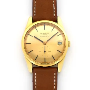 Patek Philippe Yellow Gold Automatic Watch Ref. 3558 Retailed by Tiffany & Co.