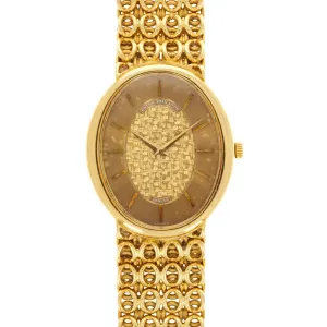 Patek Philippe Yellow Gold Bracelet Watch Ref. 3598