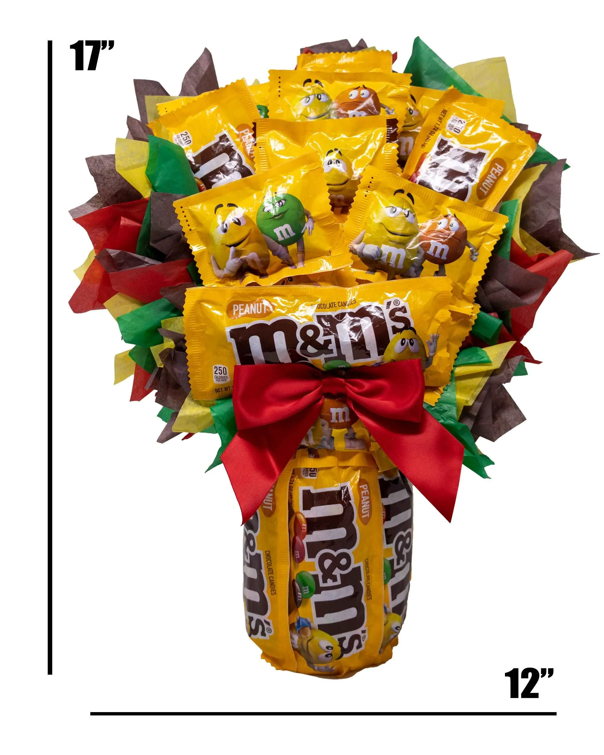 Peanut M&M's Candy Bouquet