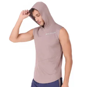 Performance Hoodie For Men (Light Brown)