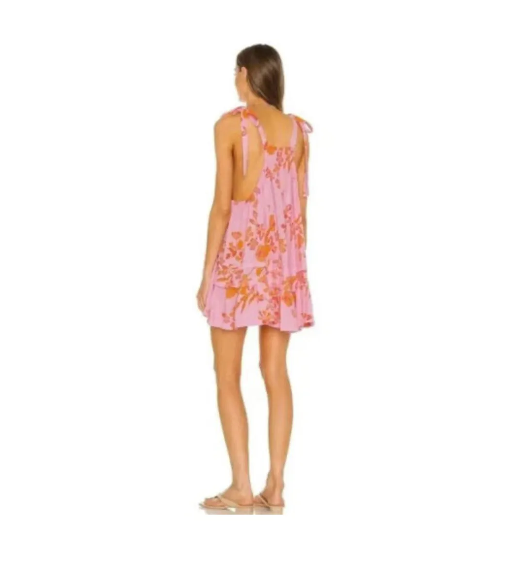 Petal Combo Fleur Printed Sleeveless Tunic Top