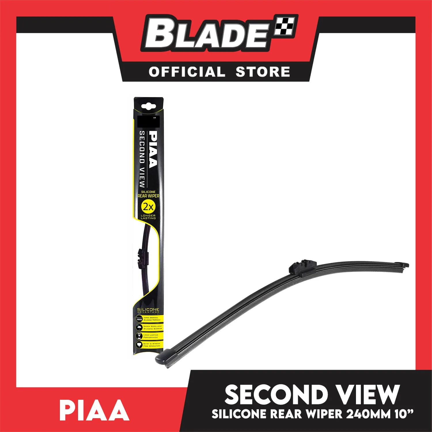 Piaa Second View Silicone Advantage Rear Wiper Blades 10''/ 240mm