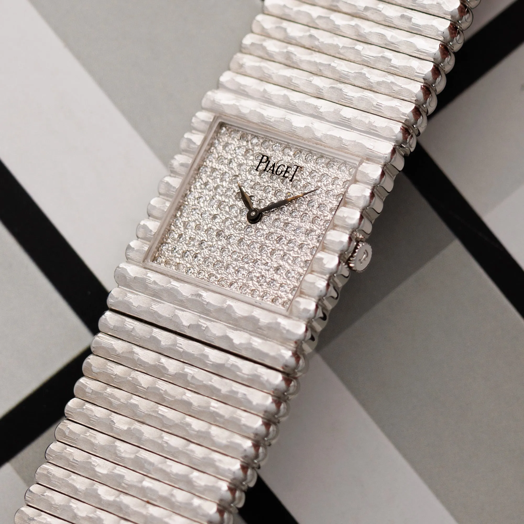 Piaget White Gold Diamond Emperador Watch Ref. 9131C20