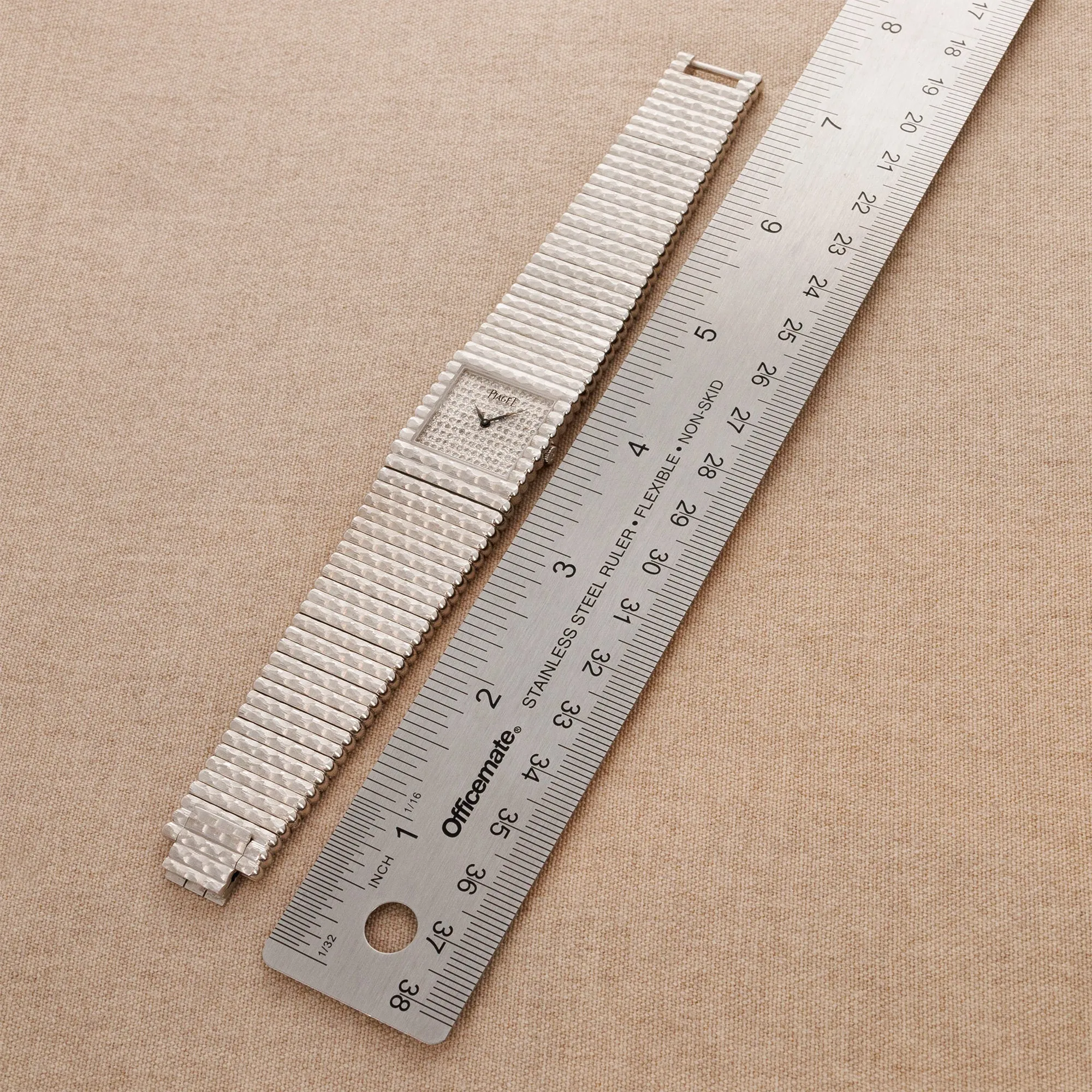 Piaget White Gold Diamond Emperador Watch Ref. 9131C20