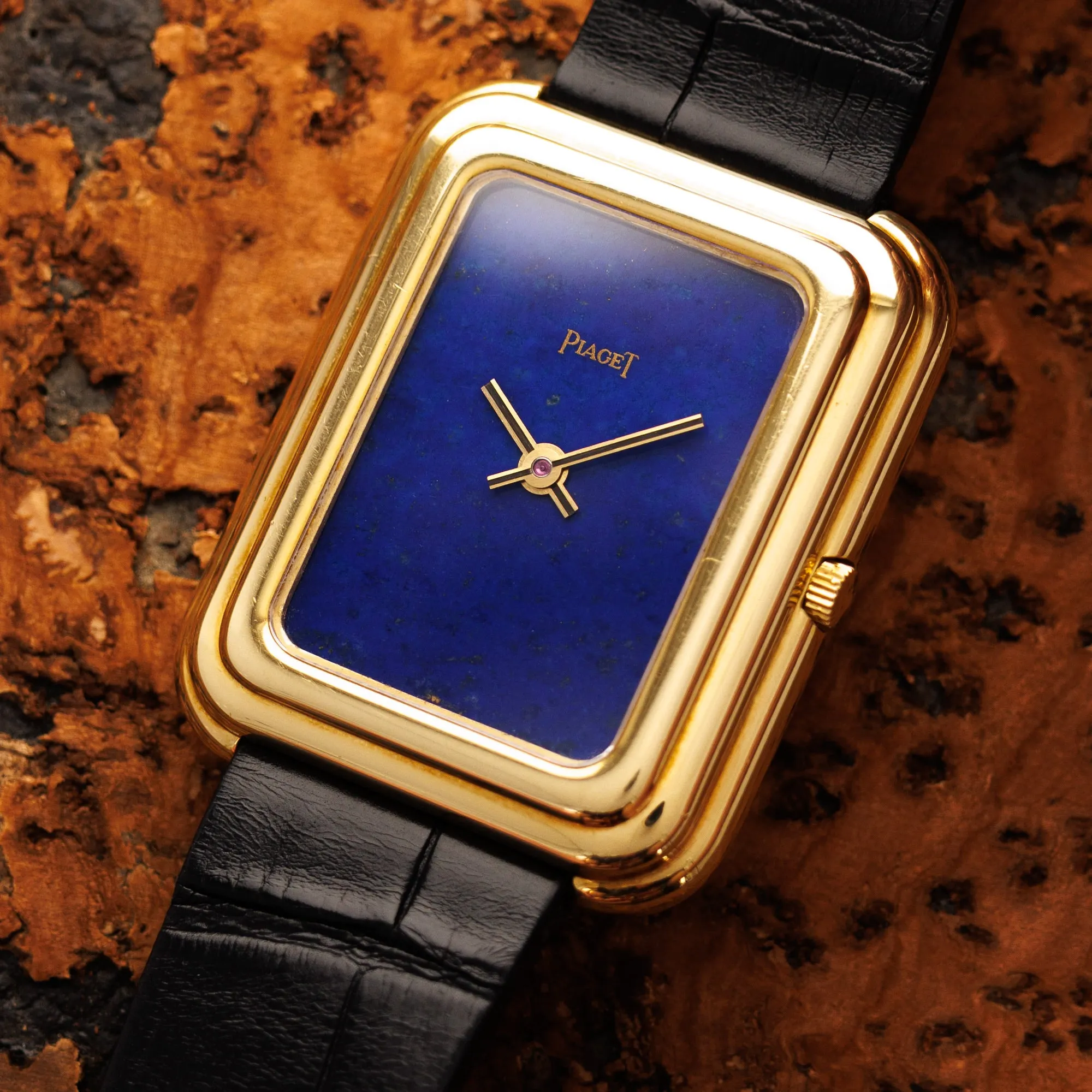 Piaget Yellow Gold Lapis Beta 21 Watch Ref. 14101