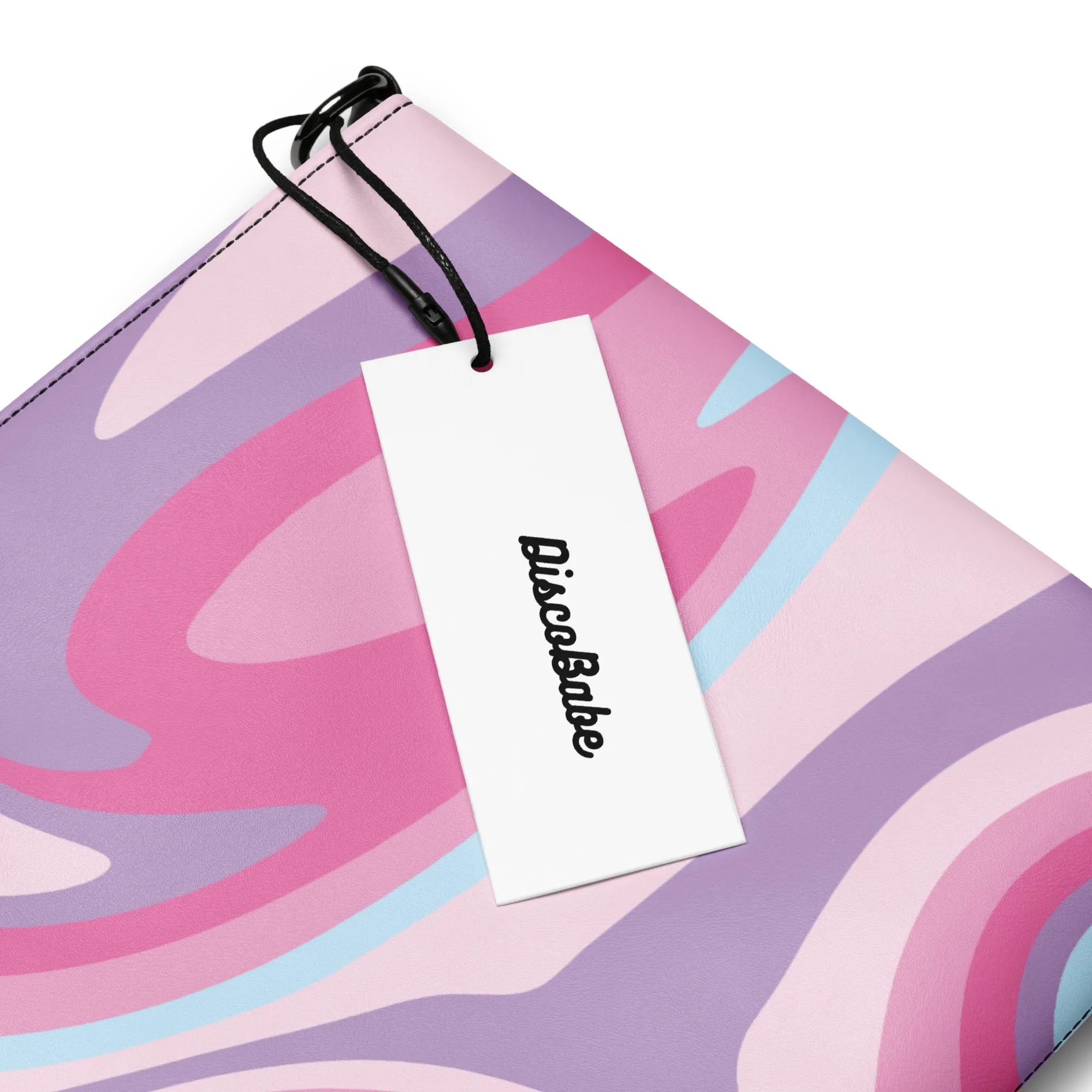 Pink & Purple Abstract Crossbody Bag