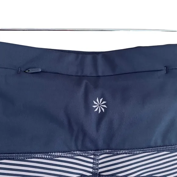 PLUS Athleta X Allyson Felix Blue &amp; Black Legend Athletic Shortie Size 2X &amp; 3X