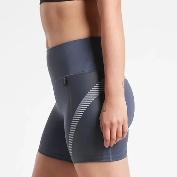 PLUS Athleta X Allyson Felix Blue &amp; Black Legend Athletic Shortie Size 2X &amp; 3X