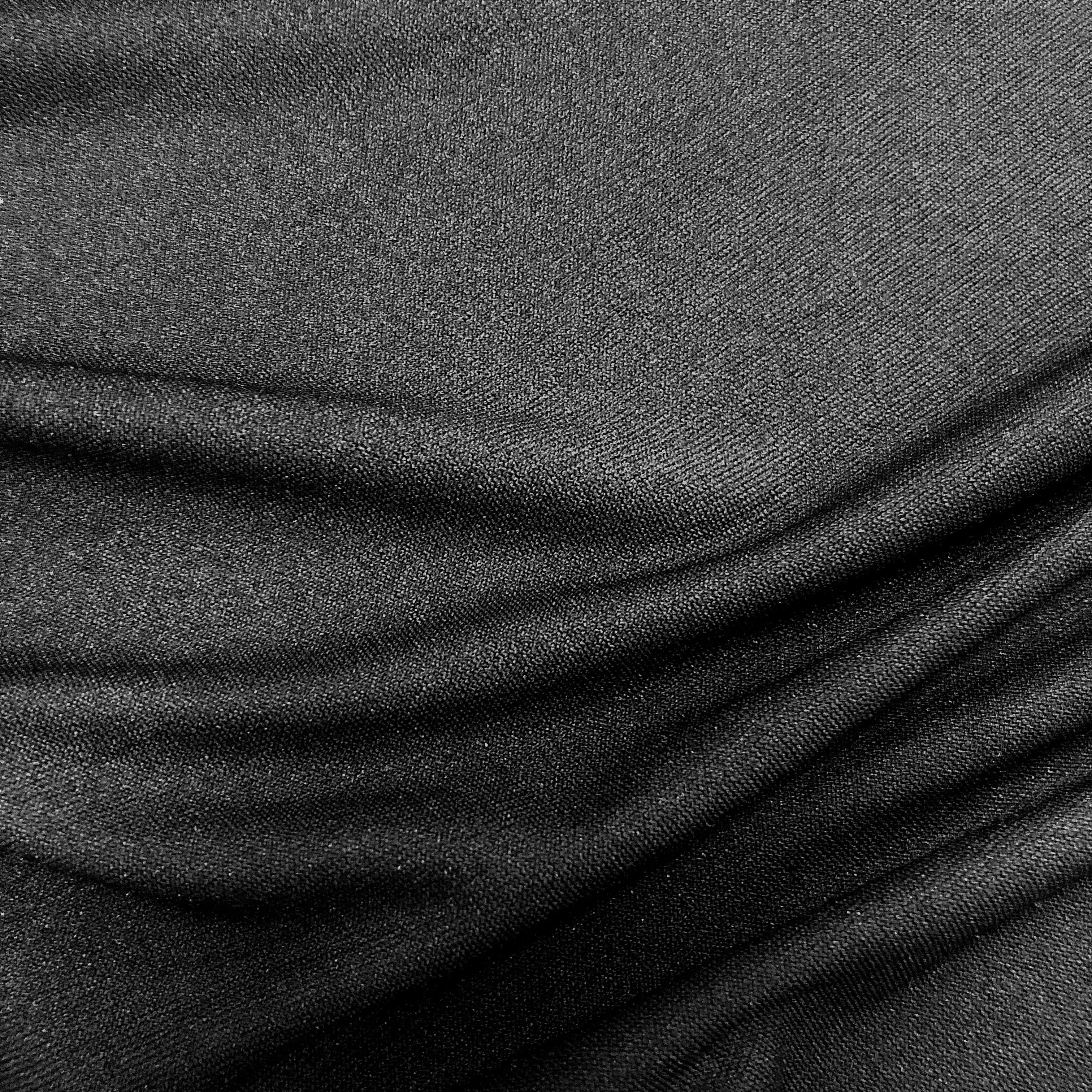 Polyester Stretch Lining - Black