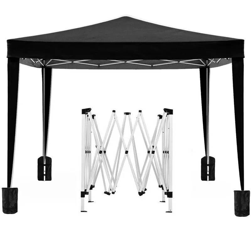 Pop-Up Party Canopy with Sidewalls and Weight Bags