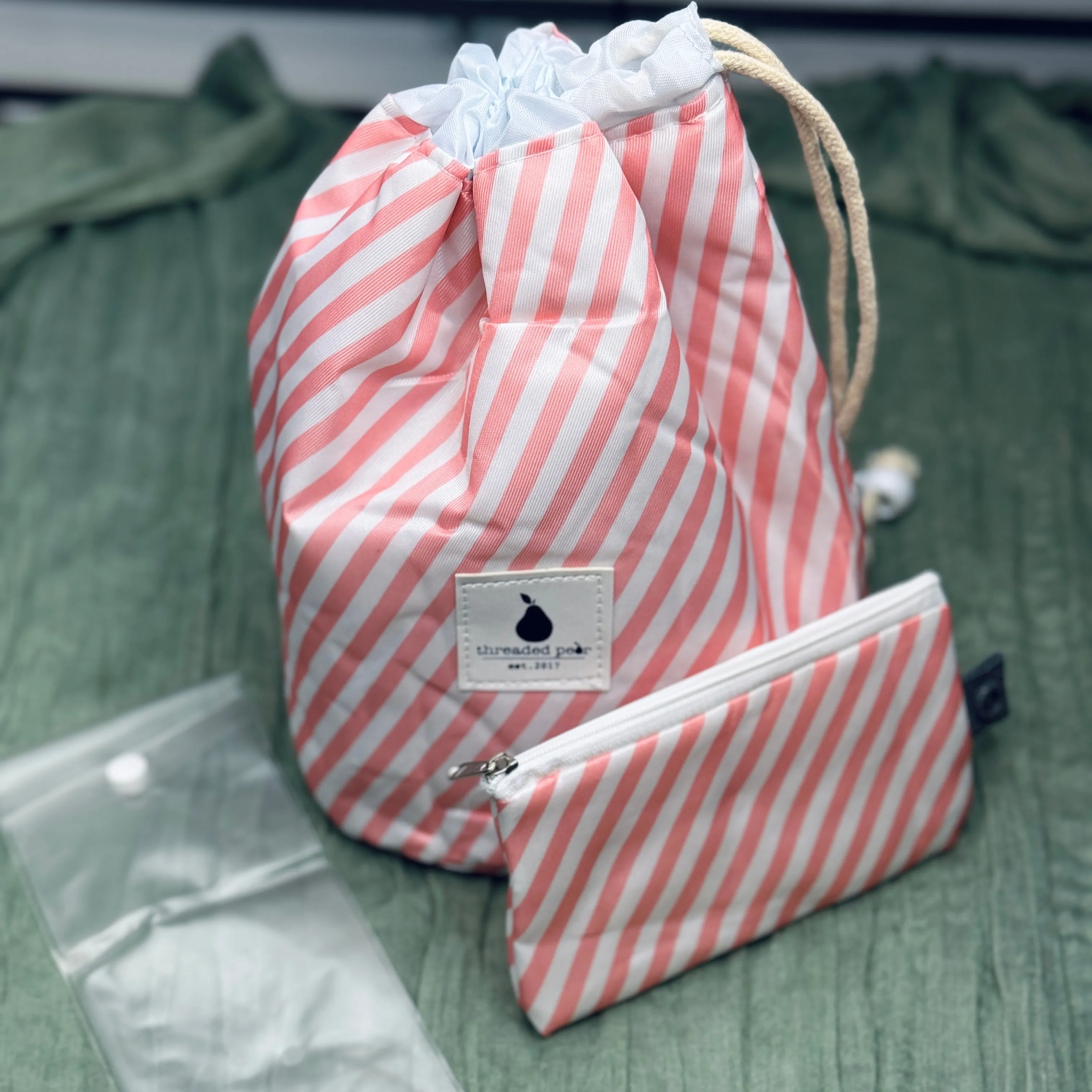 Portable Skincare Travel Bag by Threaded Pear