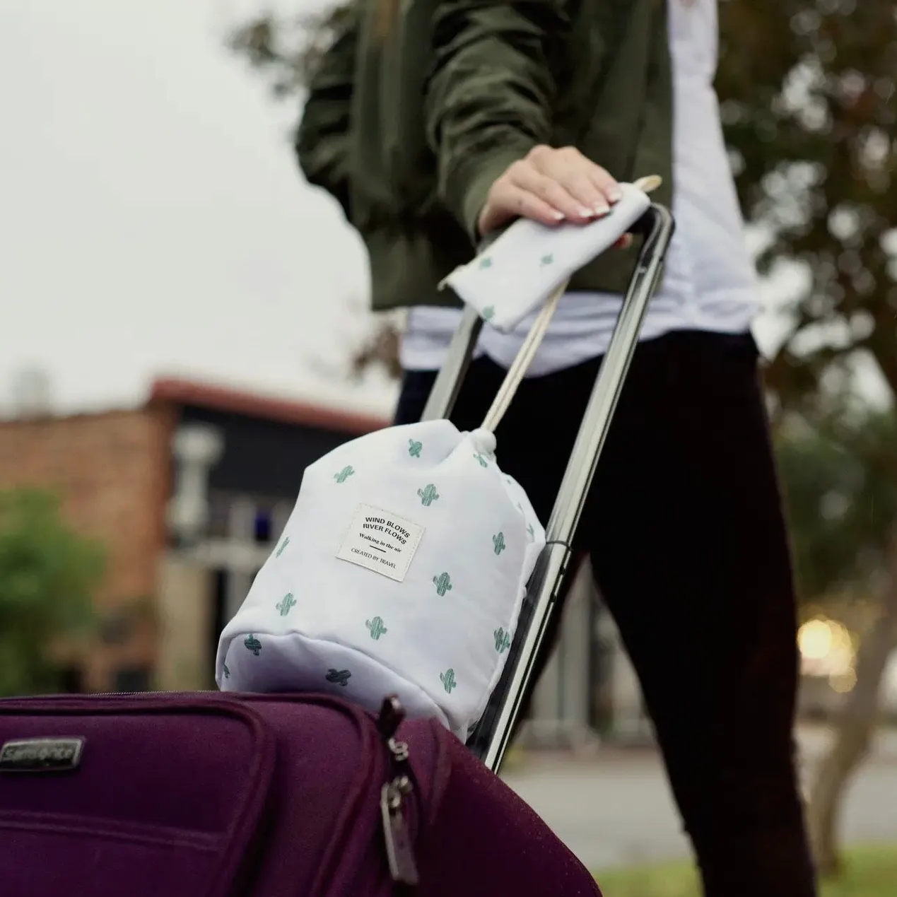 Portable Skincare Travel Bag by Threaded Pear