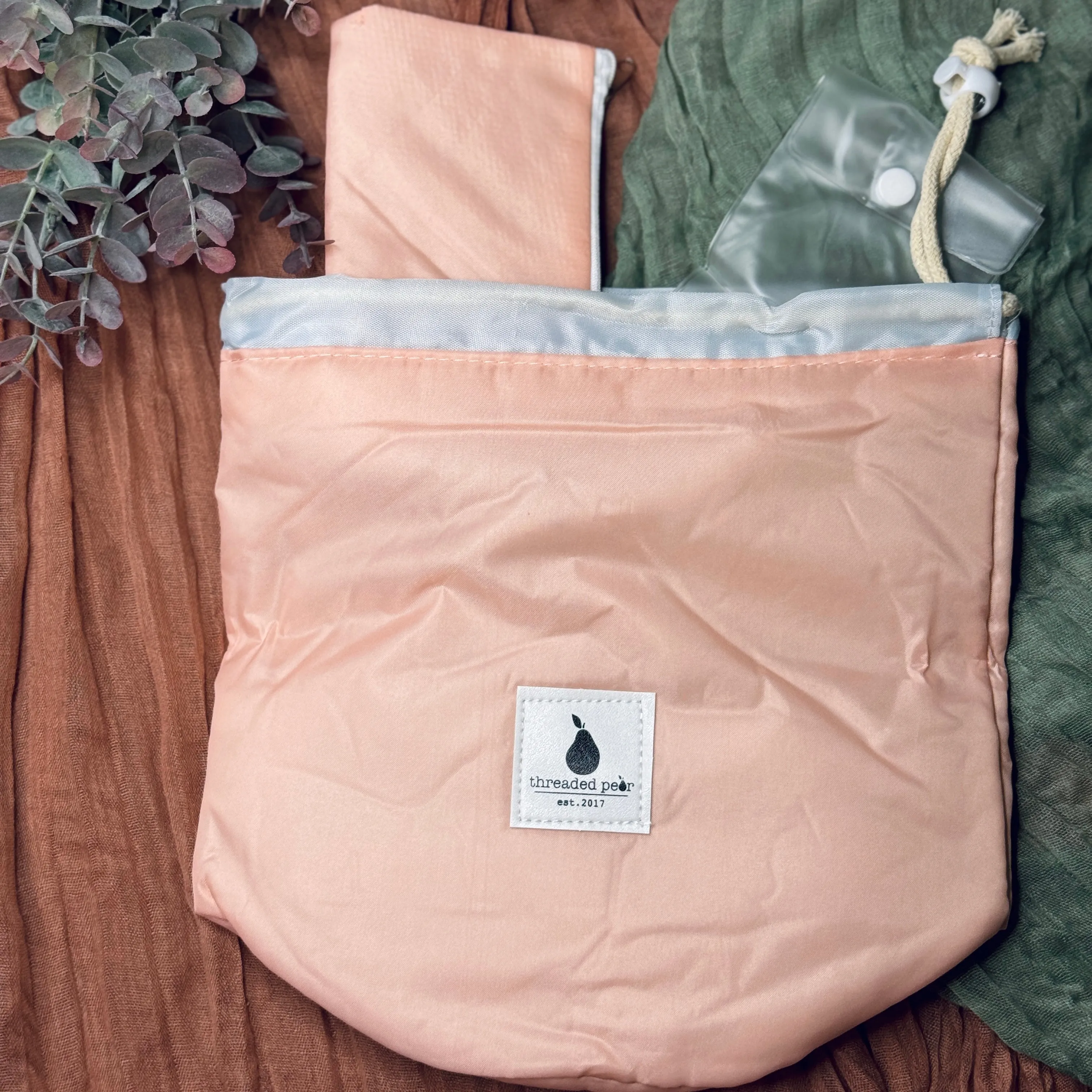 Portable Skincare Travel Bag by Threaded Pear