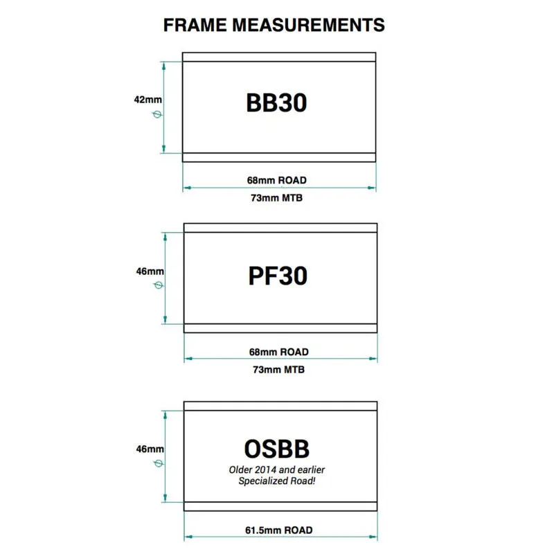 Praxis M30 Bottom Bracket - PF30/BB30 for 73mm MTB