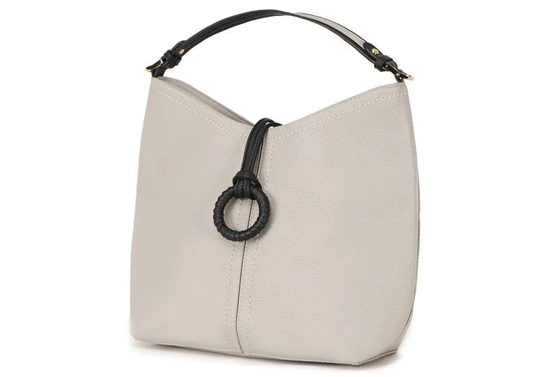 Quality Design Women's Tote  Grey Bag 2 in 1 Set Handbags