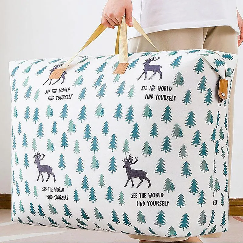 Quilt Storage Bag Waterproof Fabric 4 Styles 1PC