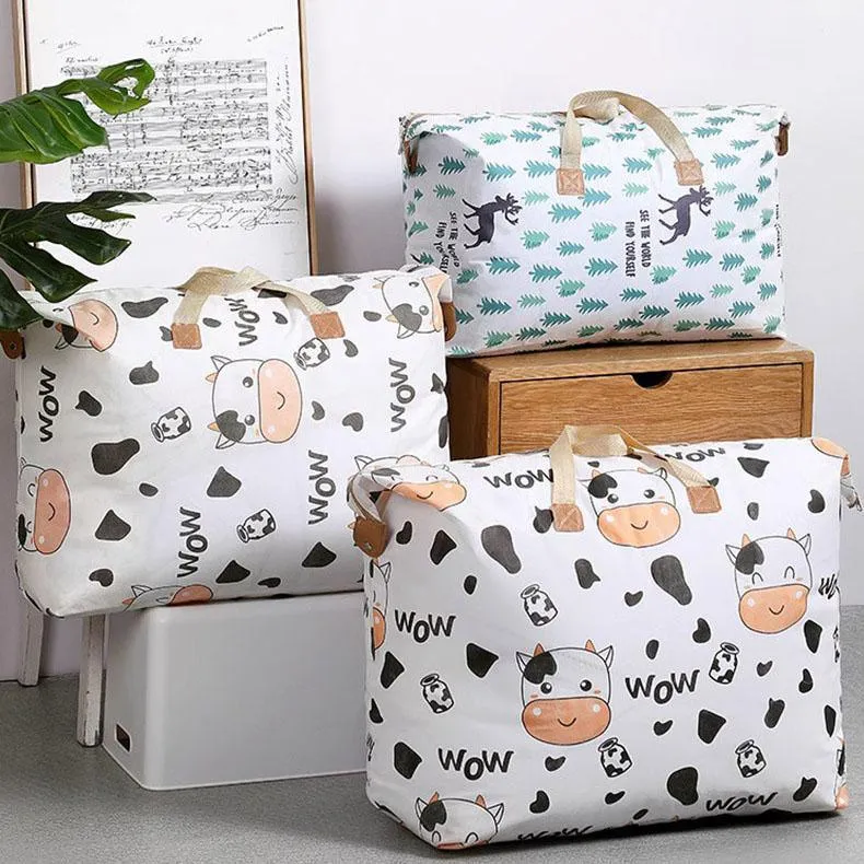 Quilt Storage Bag Waterproof Fabric 4 Styles 1PC