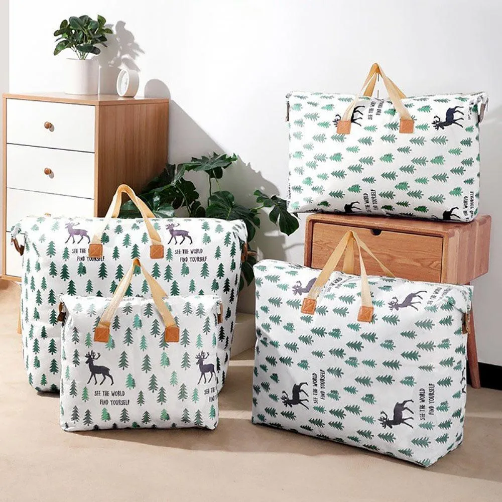 Quilt Storage Bag Waterproof Fabric 4 Styles 1PC