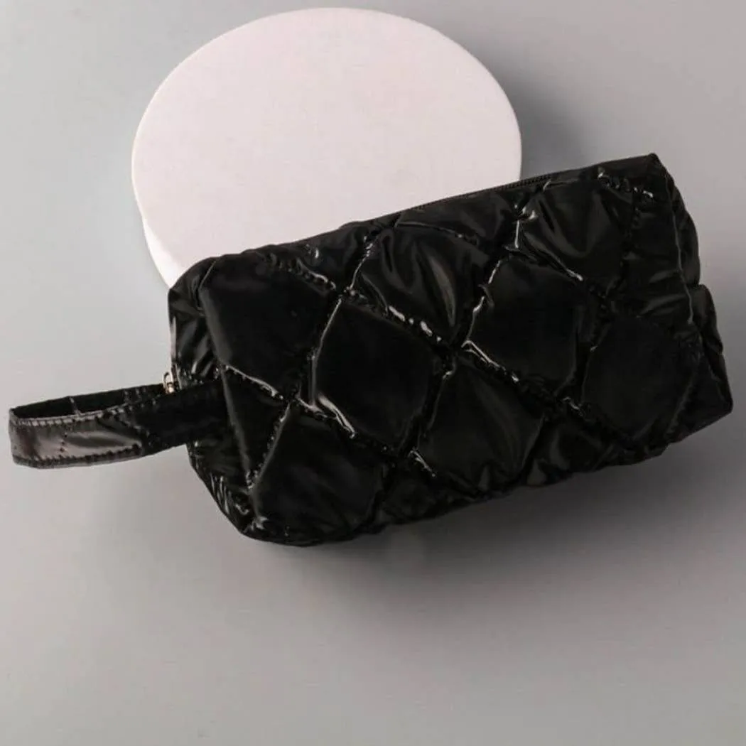 Quilted Puffy Cosmetic Bag
