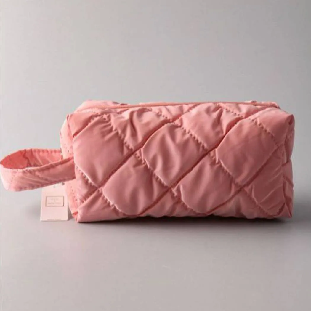 Quilted Puffy Cosmetic Bag