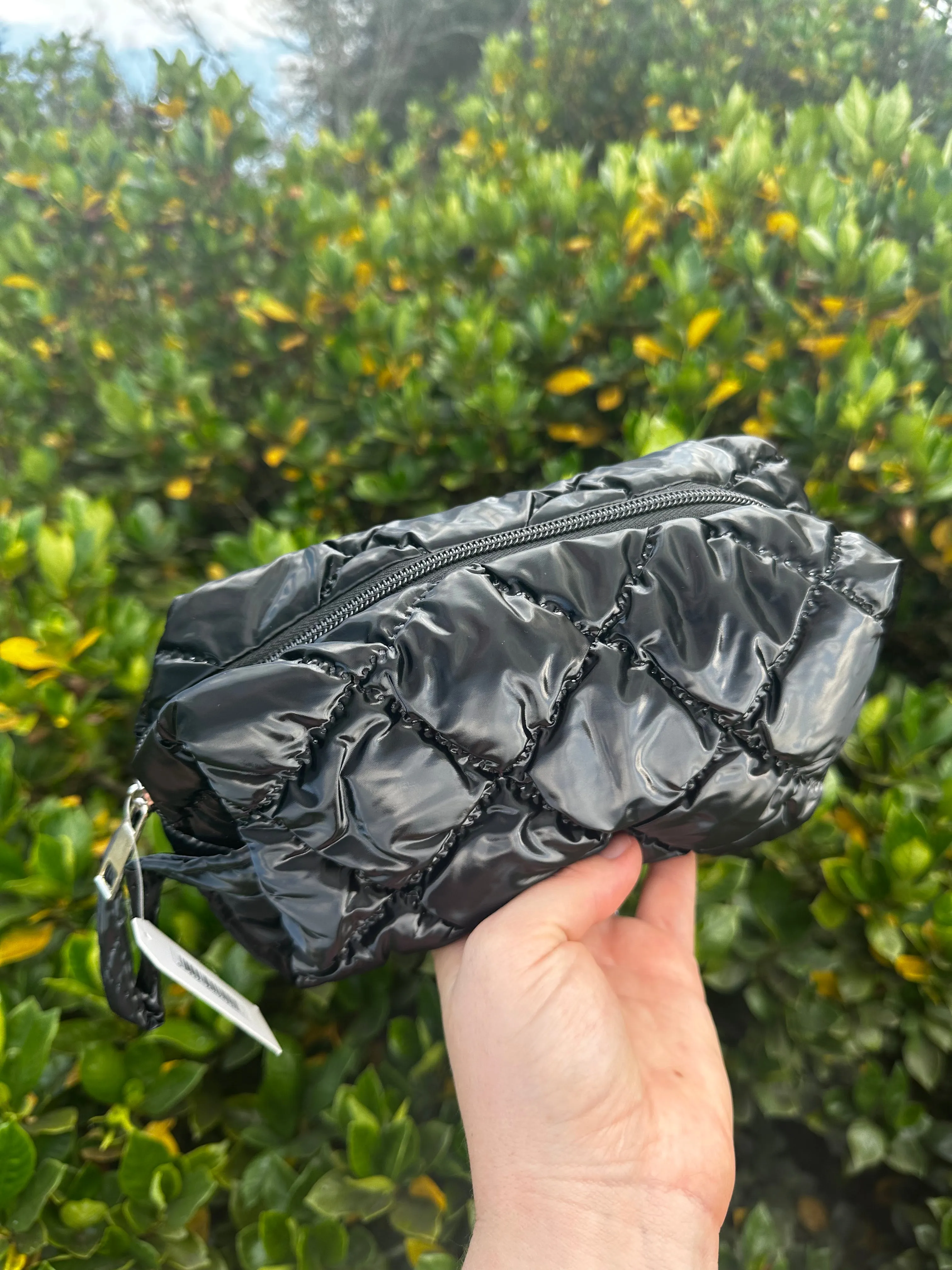 Quilted Puffy Cosmetic Bag