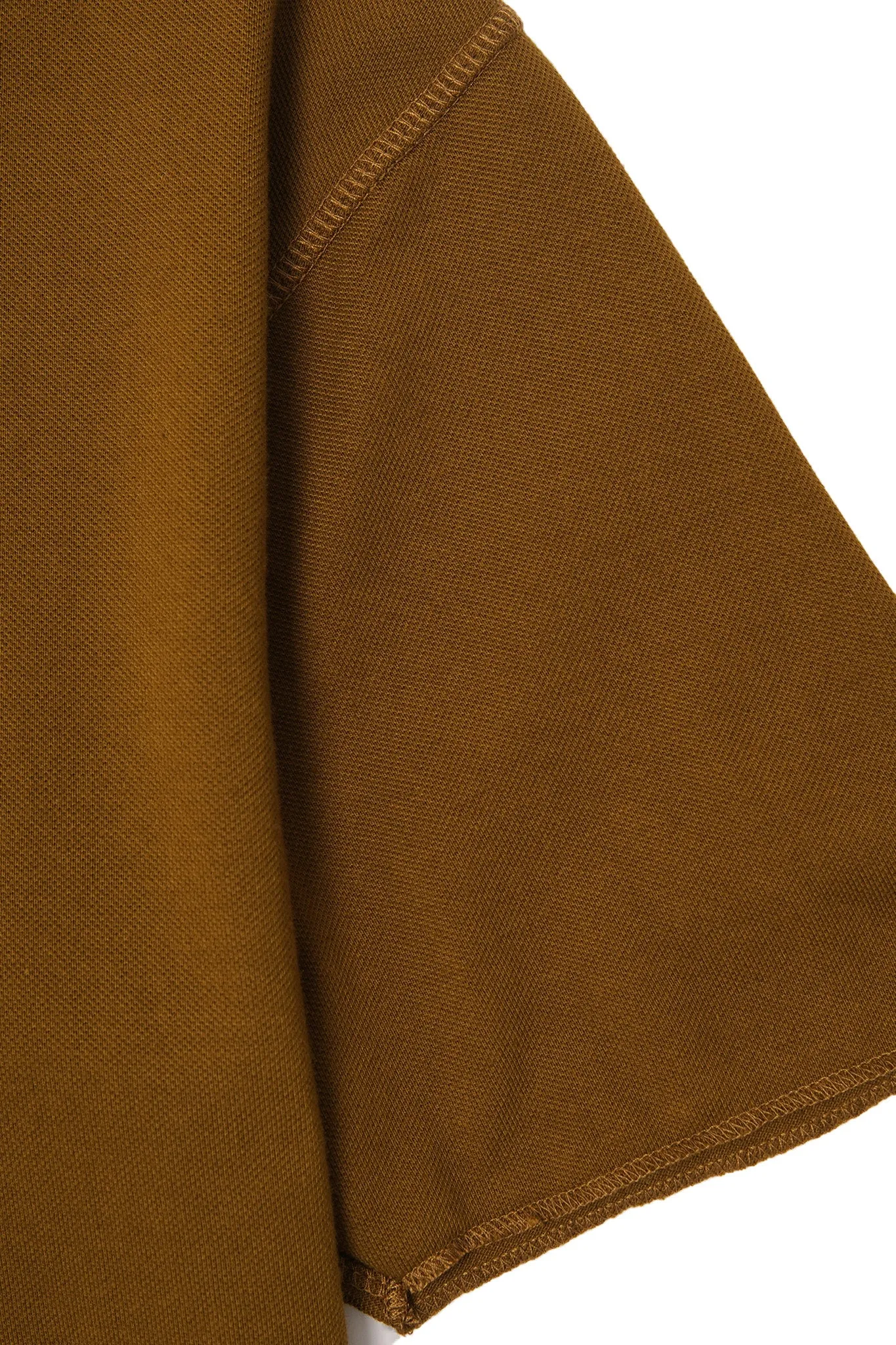"SPACE DUST" PIQUE MILITIA BOX TEE IN RUST