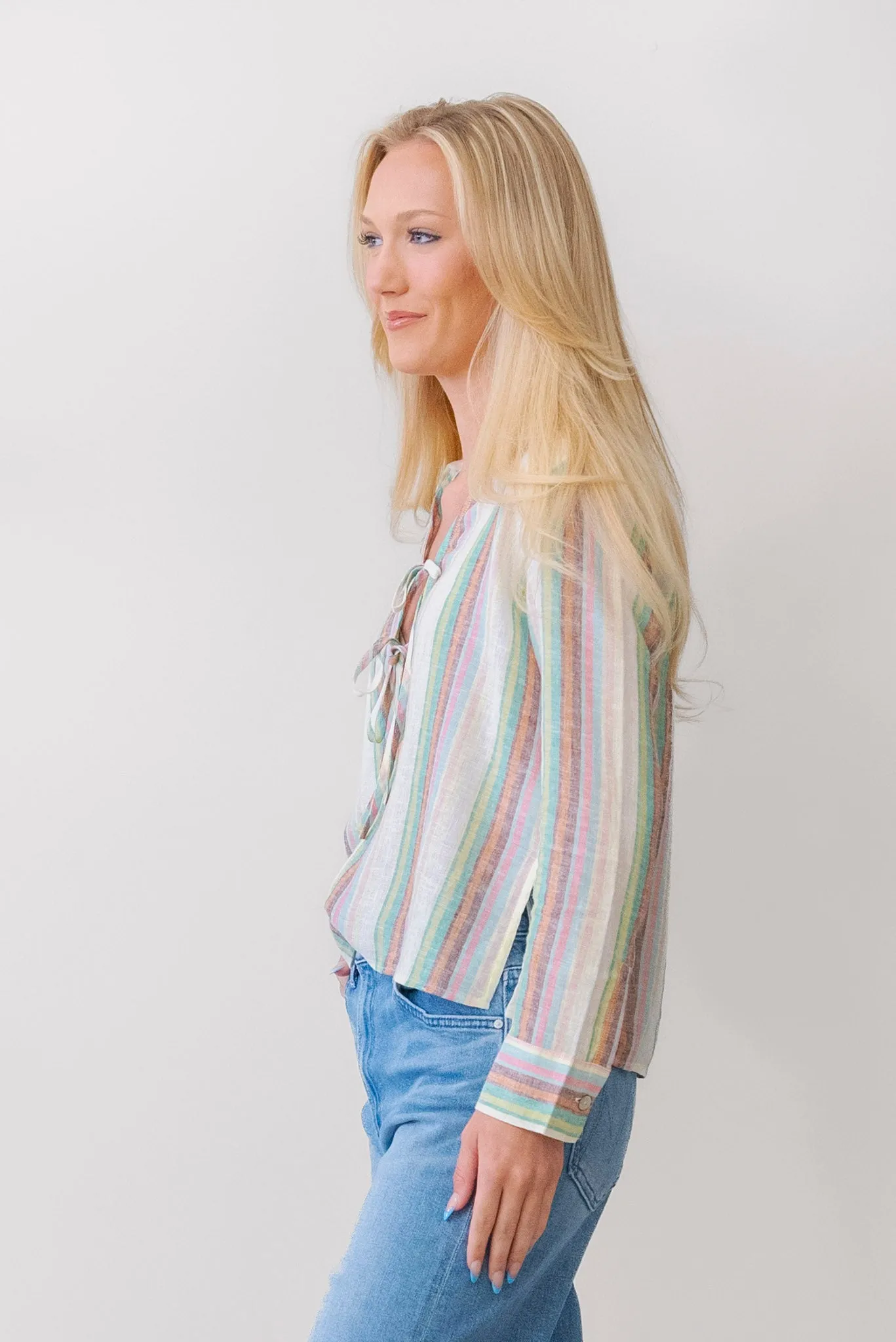 Rails Elm Top in Palais Stripe