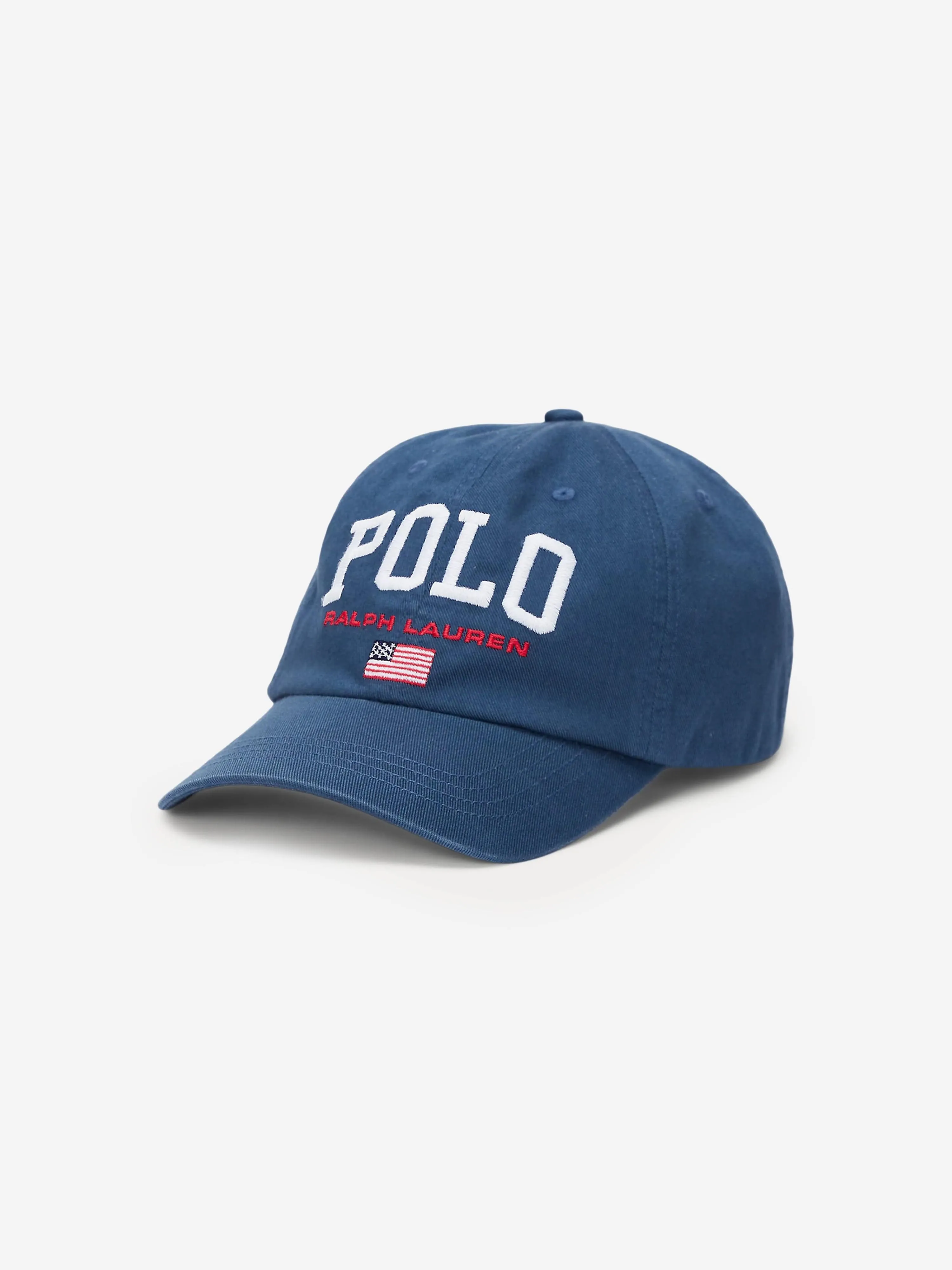 Ralph Lauren Boys Polo Logo Cap in Navy