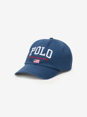Ralph Lauren Boys Polo Logo Cap in Navy