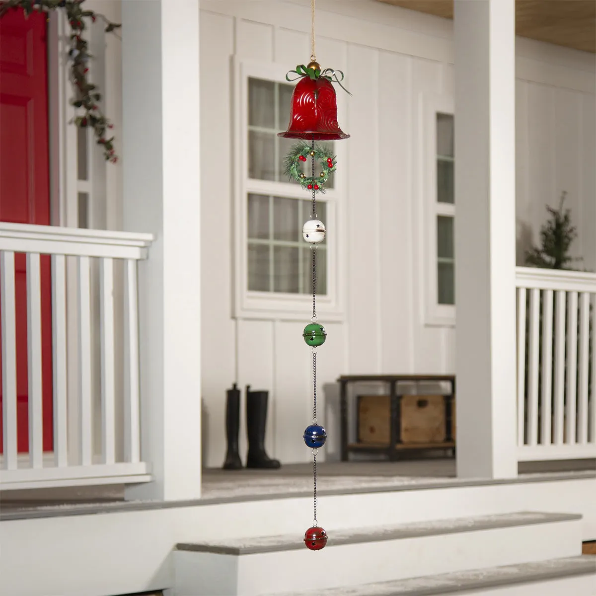 Red Christmas Bell Hanging Garden Décor