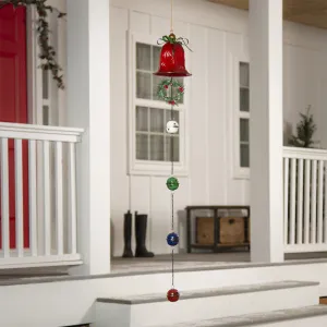Red Christmas Bell Hanging Garden Décor