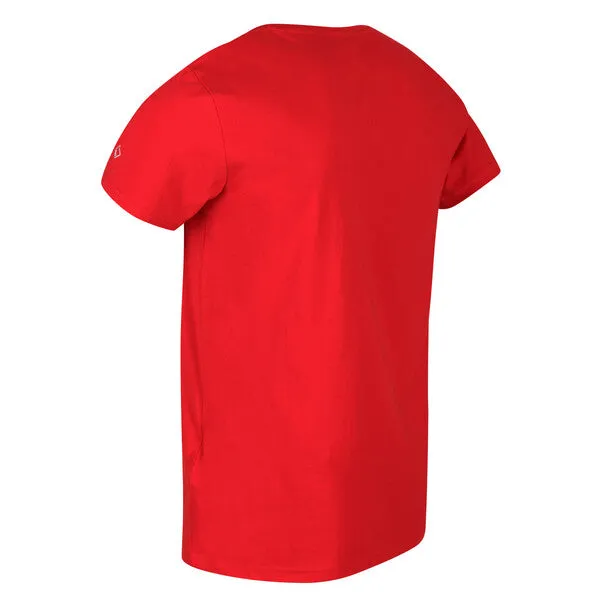 Regatta Men's Breezed Graphic T-Shirt - Chinese Red