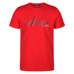 Regatta Men's Breezed Graphic T-Shirt - Chinese Red